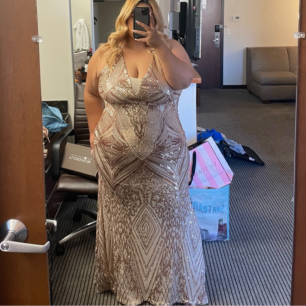 Gold Formal Dress